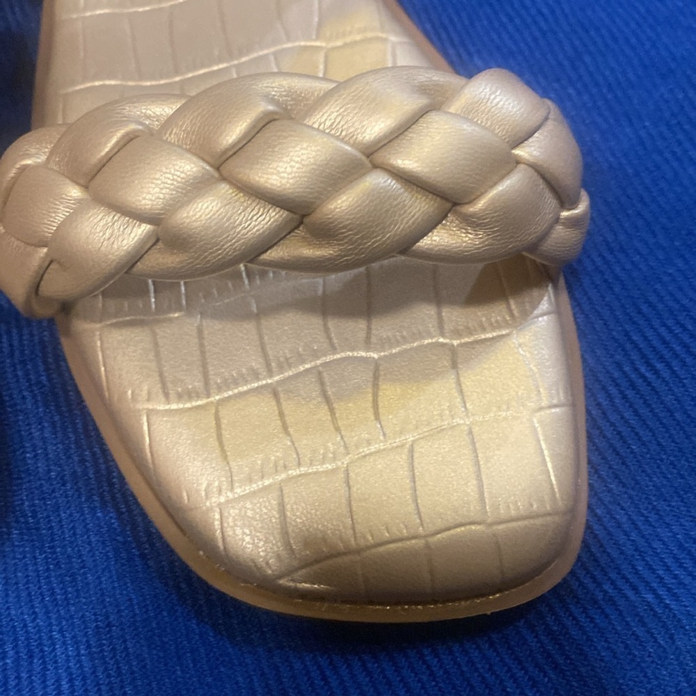Cushionare Size 6M Braided Sandals NWT Summer Wedding Guest Fall - Picture 4 of 7